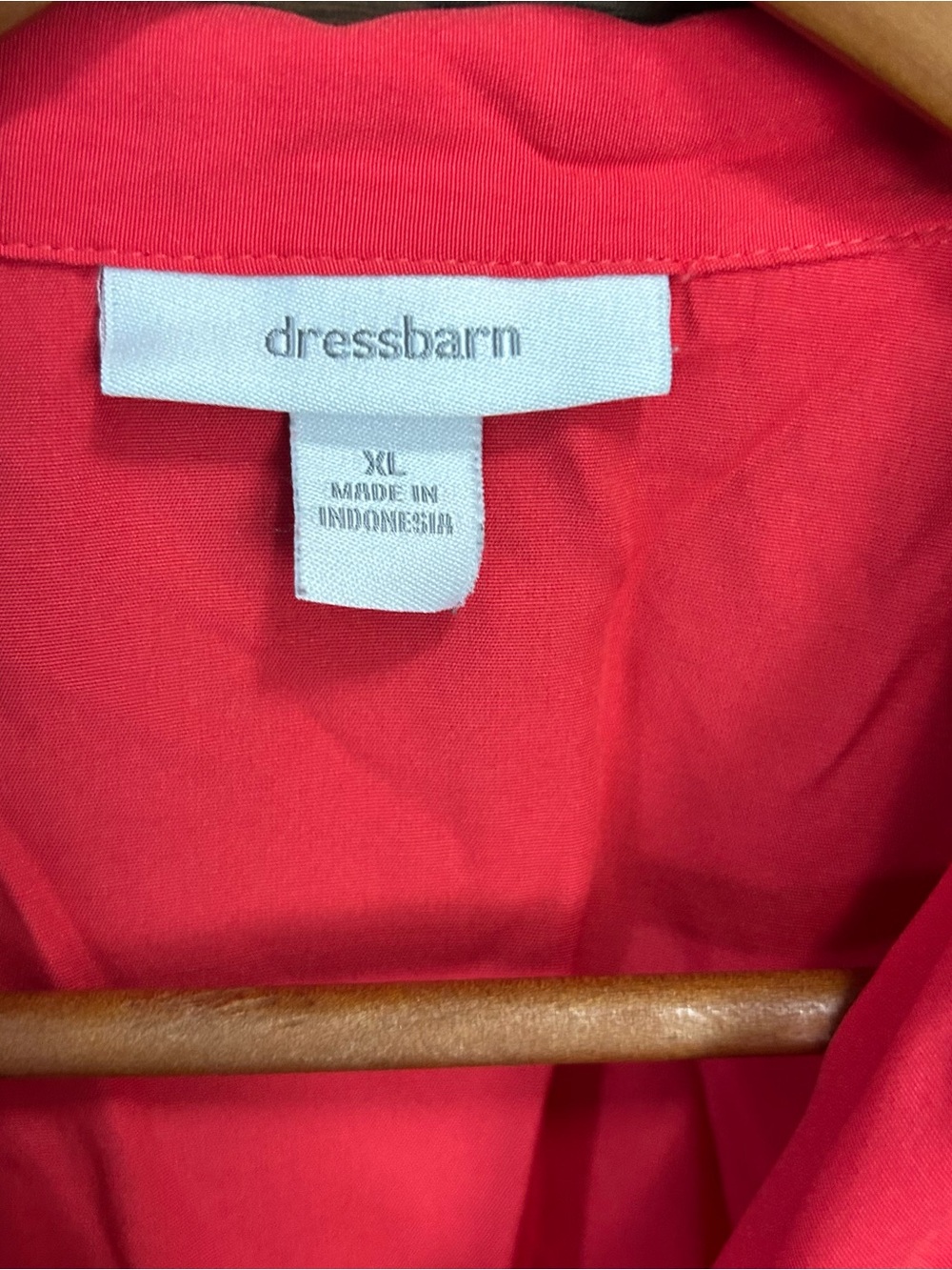 dressbarn Coral Sleeveless Button-Front Blouse - Picture 2 of 3